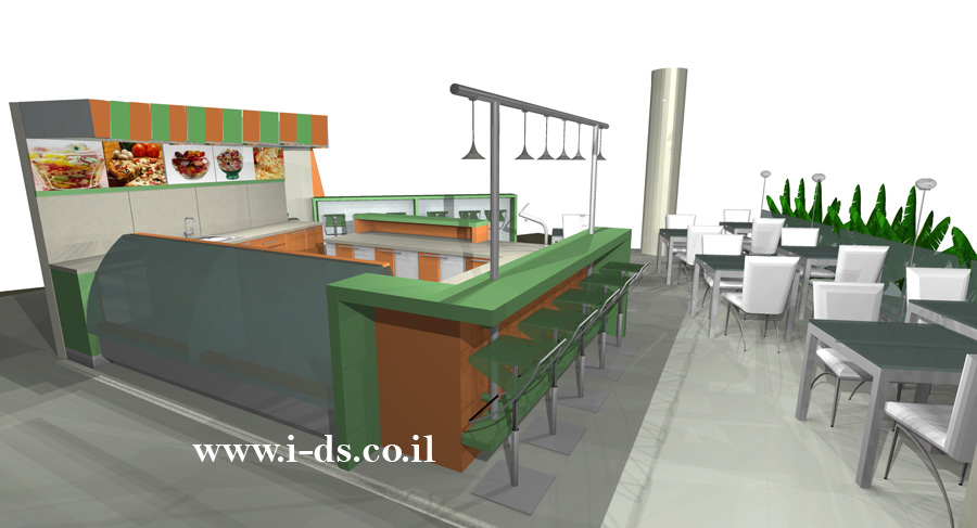 תכנון ועיצוב בית קפה בפתח תקוה. בתהליך בניה.אירנה פטרושקו אדריכלית פנים. עיצוב ותכנון מקומות ציבוריים