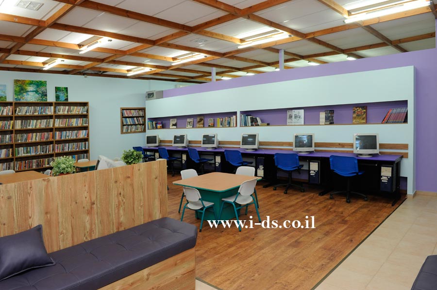 תכנון ועיצוב מרכז תקשוב לילדים. אירנה פטרושקו אדריכלית פנים. עיצוב ותכנון מקומות ציבוריים