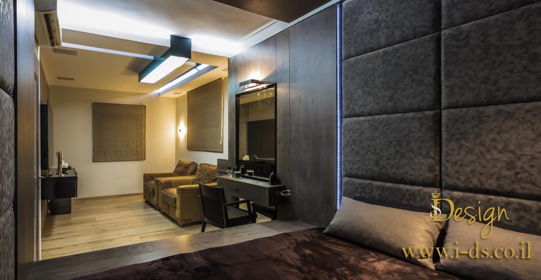 עיצוב חדר שינה. אירנה פטרושקו מעצבת פנים. עיצוב ותכנון דירות ובתים פרטיים