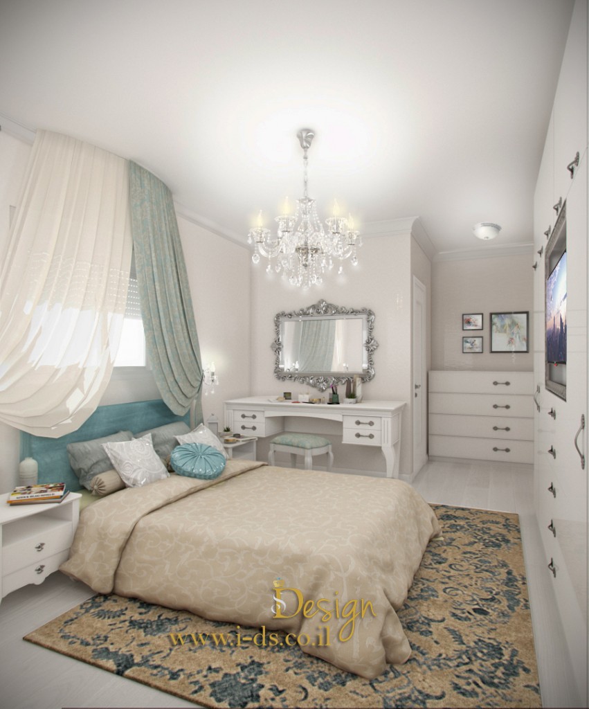 עיצוב-חדר-שינה-בסגנון-קלאסי-851x1024