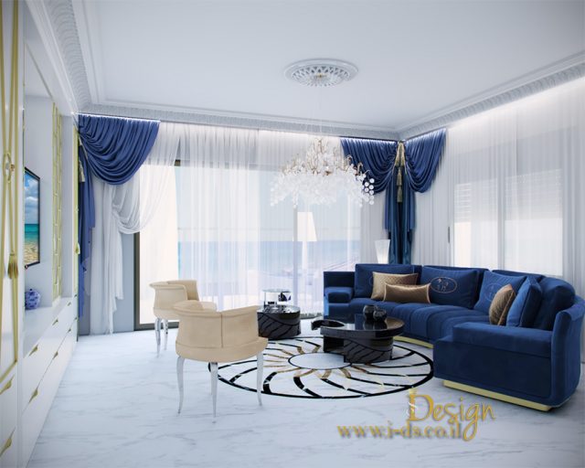 מעצבת אירנה פטרושקו. עיצוב יוקרתי לבית